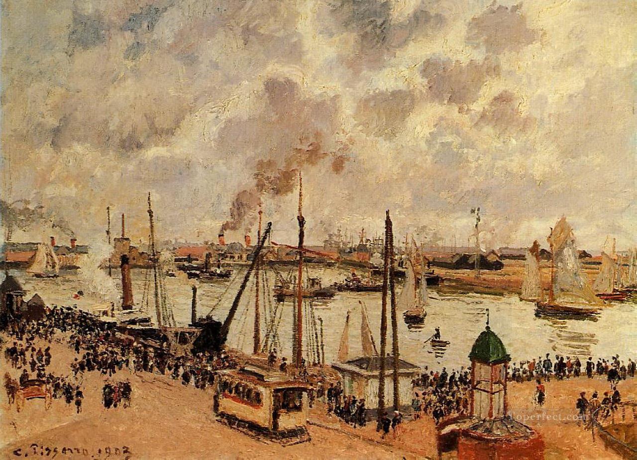 ル・アーブルの港 1903年 カミーユ・ピサロ油絵